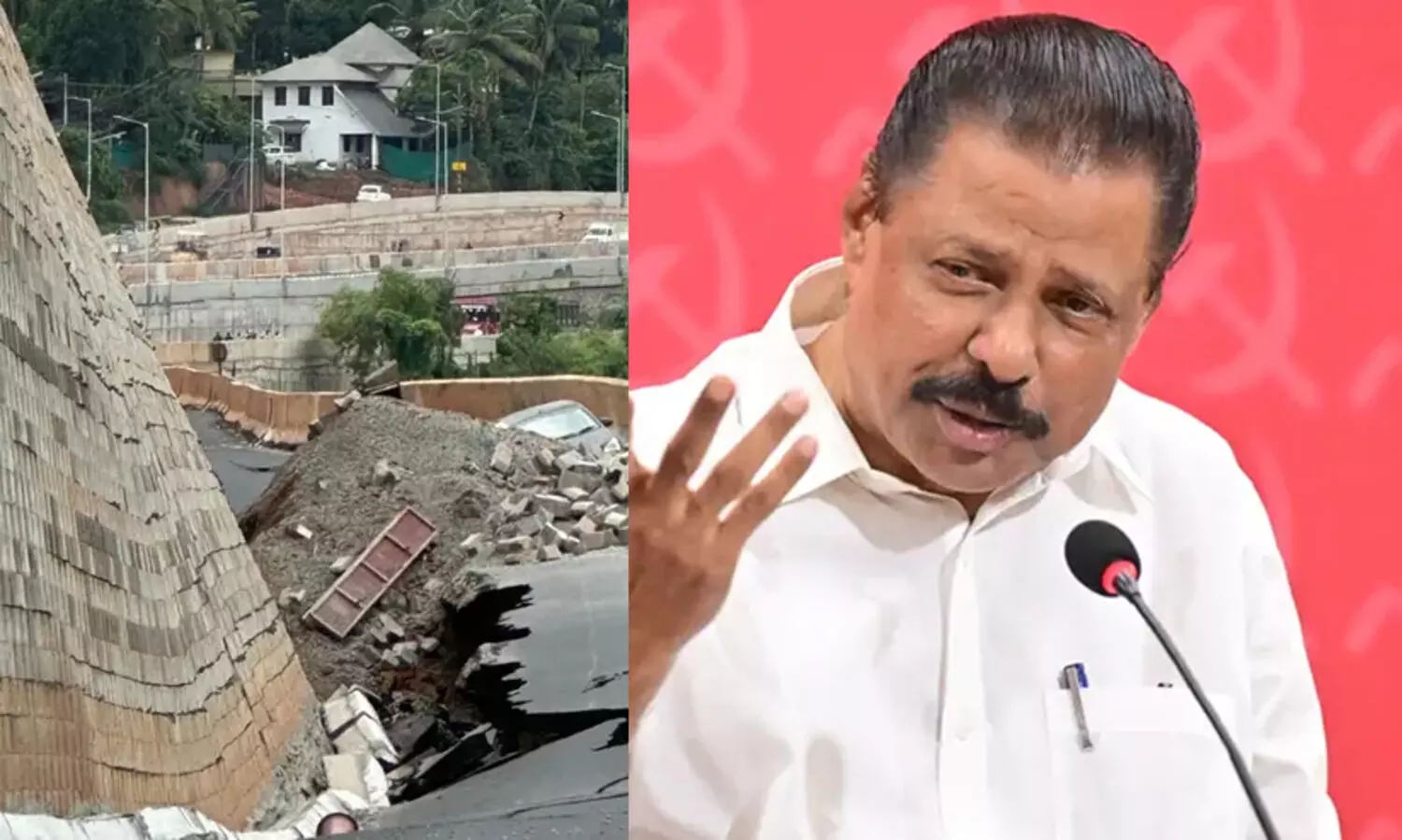 മ​ഴ ക​ന​ത്താ​ൽ ഇ​നി​യും പൊ​ളി​യും –എം.​വി. ഗോ​വി​ന്ദ​ൻ