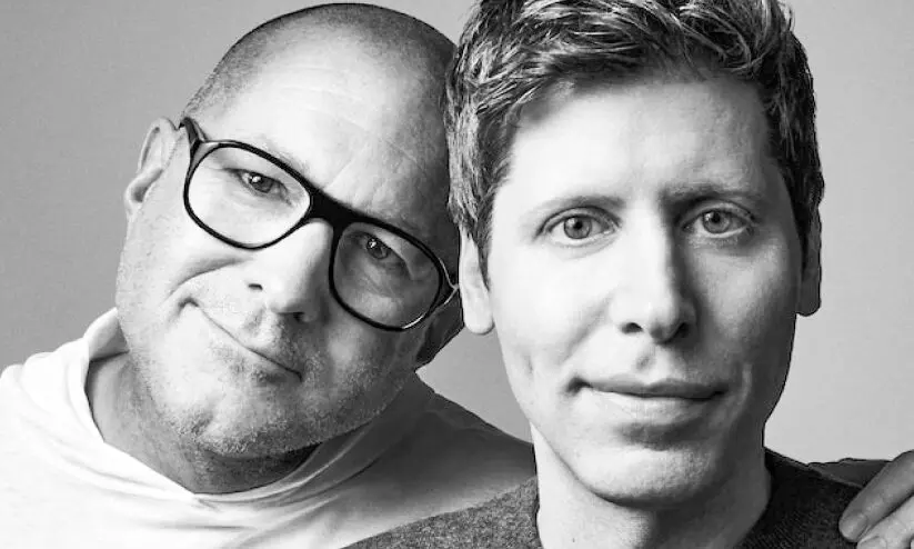 Jony Ive and Sam Altman