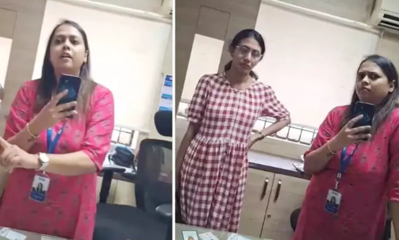 ഹിന്ദിയിൽ മാത്രമേ സംസാരിക്കൂവെന്ന് ദുർവാശി പിടിച്ച ഉ​​ദ്യോ​ഗസ്ഥ ഒടുവിൽ മാപ്പു പറഞ്ഞു; ശുദ്ധ കന്നഡയിൽ