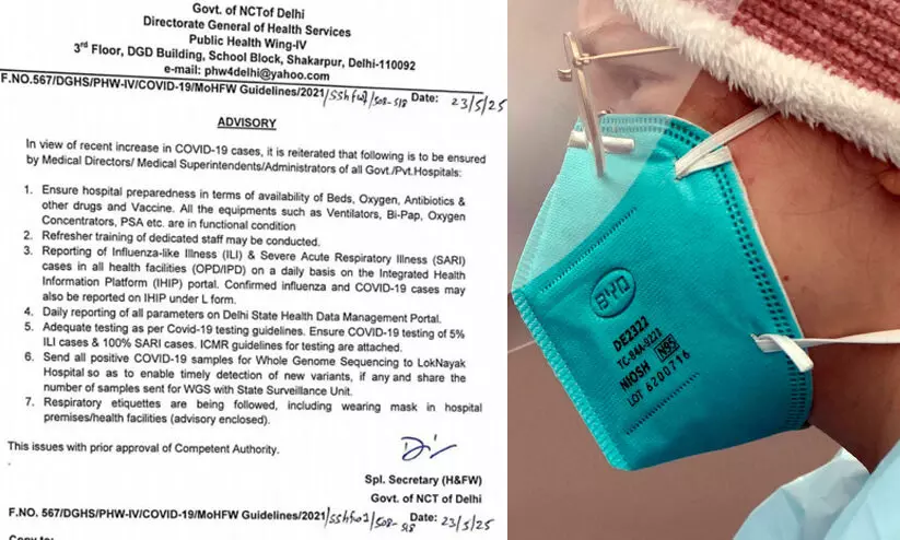 വിവിധ സംസ്ഥാനങ്ങളിൽ കോവിഡ് കേസുകൾ ഉയരുന്നു; സജ്ജമാകാൻ ആശുപത്രികൾക്ക് നിർദേശം വിവിധ സംസ്ഥാനങ്ങളിൽ കോവിഡ് കേസുകൾ ഉയരുന്നു; സജ്ജമാകാൻ ആശുപത്രികൾക്ക് നിർദേശം