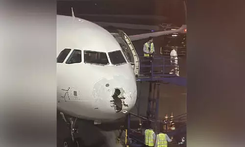 ആ​കാ​ശ​ച്ചു​ഴി​യിൽ ആടിയുലഞ്ഞിട്ടും ഇന്ത്യൻ യാത്രാവിമാനത്തിന് പാക് വ്യോമാതിർത്തി കടക്കാൻ അനുമതി നിഷേധിച്ചു