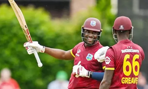 ഏകദിന ക്രിക്കറ്റിലെ അതിവേഗ അര്‍ധ സെഞ്ച്വറി: എബി ഡിവില്ലിയേഴ്സിന്‍റെ റെക്കോര്‍ഡിനൊപ്പമെത്തി വെസ്റ്റിന്‍ഡീസ് താരം