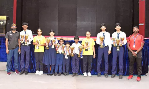 പ്ലാ​റ്റി​നം ജൂ​ബി​ലി ബാ​ഡ്മി​ന്റ​ൺ ടൂ​ർ​ണ​മെ​ന്റി​ൽ ഇ​ന്ത്യ​ൻ സ്‌​കൂ​ളി​ന് തി​ള​ക്ക​മാ​ർ​ന്ന നേ​ട്ടം