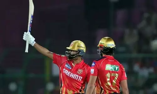 ക്യാപ്റ്റൻ ശ്രേയസിന് അർധ ശതകം, സ്റ്റോയിനിസിന്‍റെ മിന്നൽ പ്രഹരം; ക്യാപിറ്റൽസിന് 207 റൺസിന്‍റെ വിജയലക്ഷ്യമുയർത്തി പഞ്ചാബ് കിങ്സ്