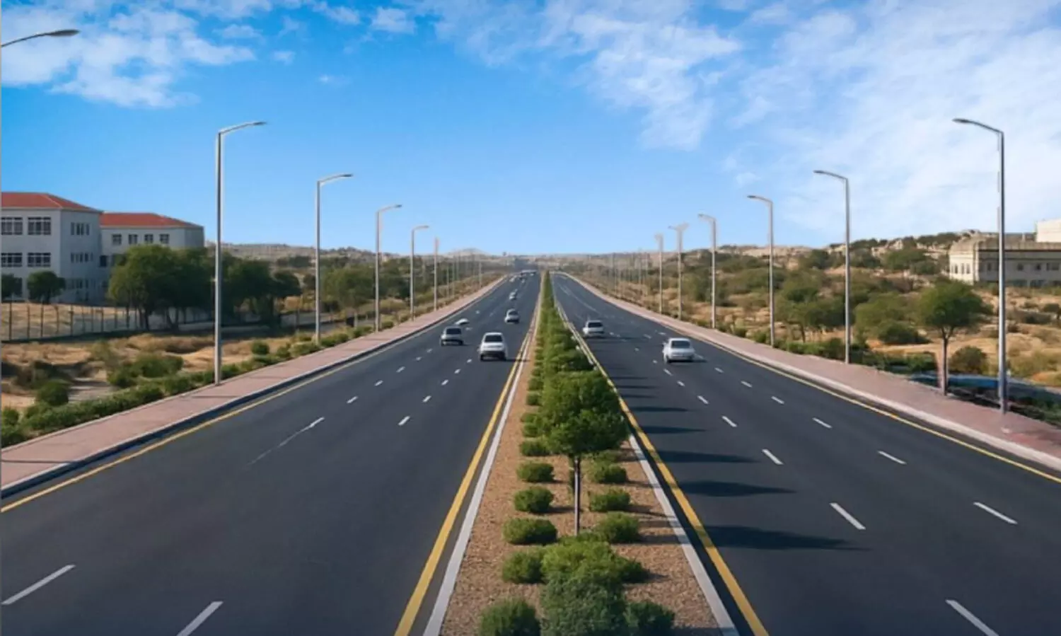 അ​ജ്മാ​നി​ലെ അ​ൽ ഹി​ജ്ൻ സ്ട്രീ​റ്റ് വി​ക​സ​നം തു​ട​ങ്ങി