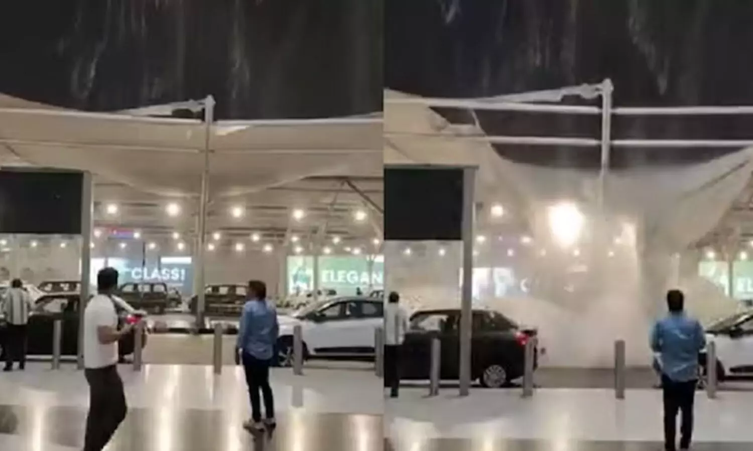 Airport roof collapse