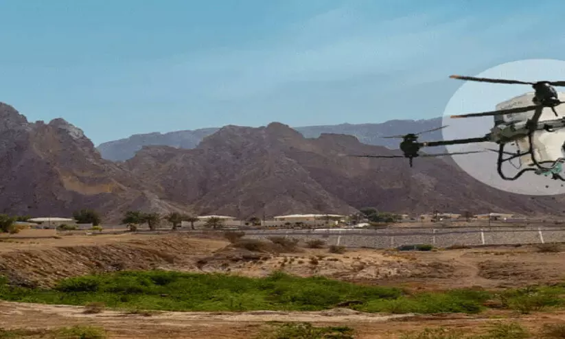 അ​ബൂ​ദ​ബി​യി​ൽ വി​ത്തു​വി​ത​ക്കാ​ൻ ഡ്രോ​ൺ