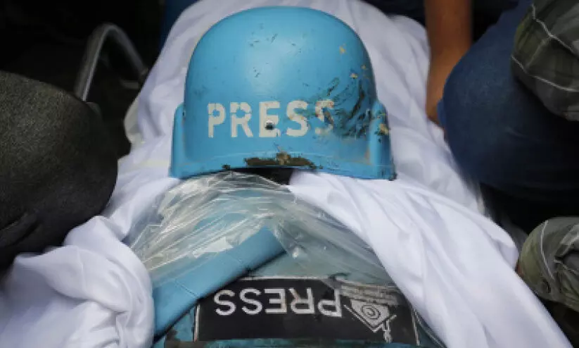 ഗസ്സയിൽ കൊല്ലപ്പെട്ടത് 220 മാധ്യമ പ്രവർത്തകർ ഗസ്സയിൽ കൊല്ലപ്പെട്ടത് 220 മാധ്യമ പ്രവർത്തകർ