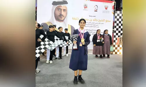 ഇ​ന്ത്യ​ൻ സ്‌​കൂ​ൾ വി​ദ്യാ​ർ​ഥി​നി​ക്ക് ചെ​സ് കി​രീ​ടം