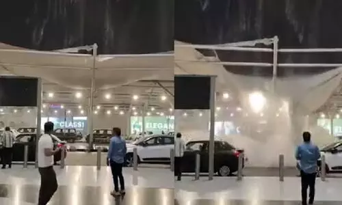Airport roof collapse