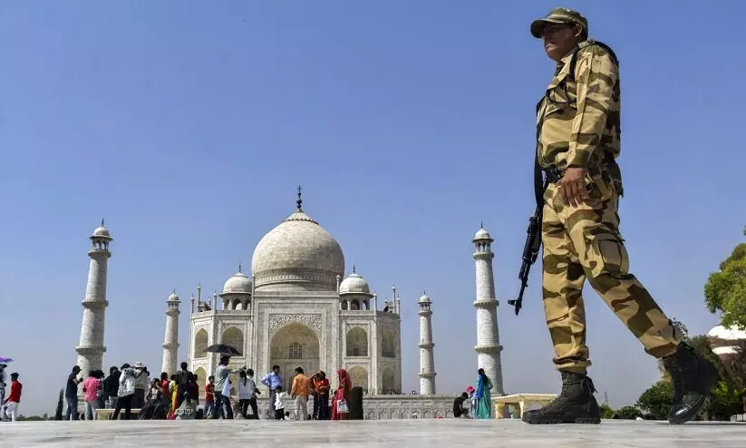 താജ്മഹലിന്‍റെ സുരക്ഷ കൂട്ടും; ഡ്രോൺ പ്രതിരോധ സംവിധാനം സ്ഥാപിക്കാൻ തീരുമാനം