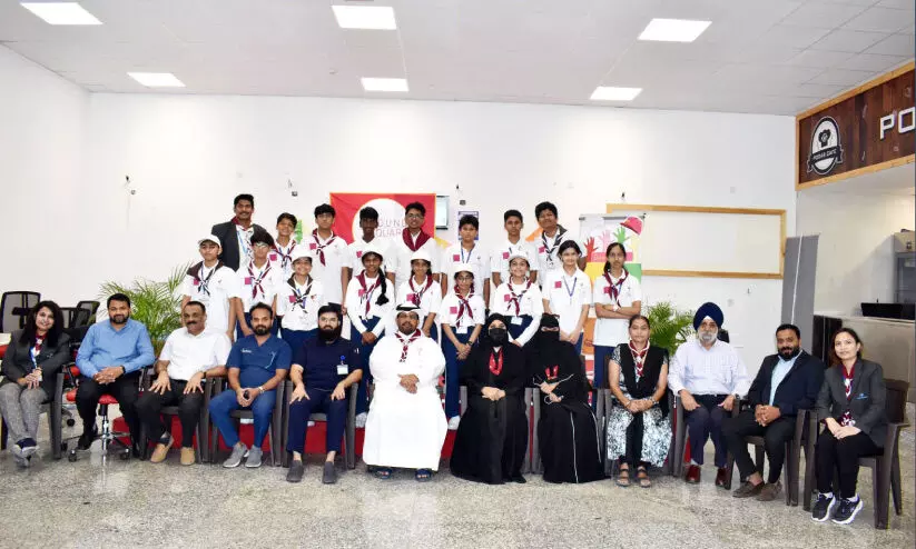 പൊ​ഡാ​ർ സ്കൂ​ൾ സ്കൗ​ട്ട് ആ​ൻ​ഡ് ഗൈ​ഡ്സ് മെ​ഡി​ക്ക​ൽ ക്യാ​മ്പ്