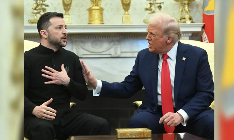 ‘അയാളുടെ വായിൽനിന്ന് വരുന്നതെല്ലാം പ്രശ്‌നം, എനിക്കത് ഇഷ്ടമല്ല’ -സെലൻസ്കിക്കെതിരെ ട്രംപ്