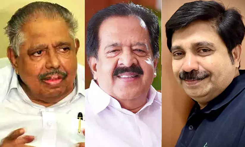Ramesh Chennithala, Aryadan Muhammed, Aryadan Shoukath