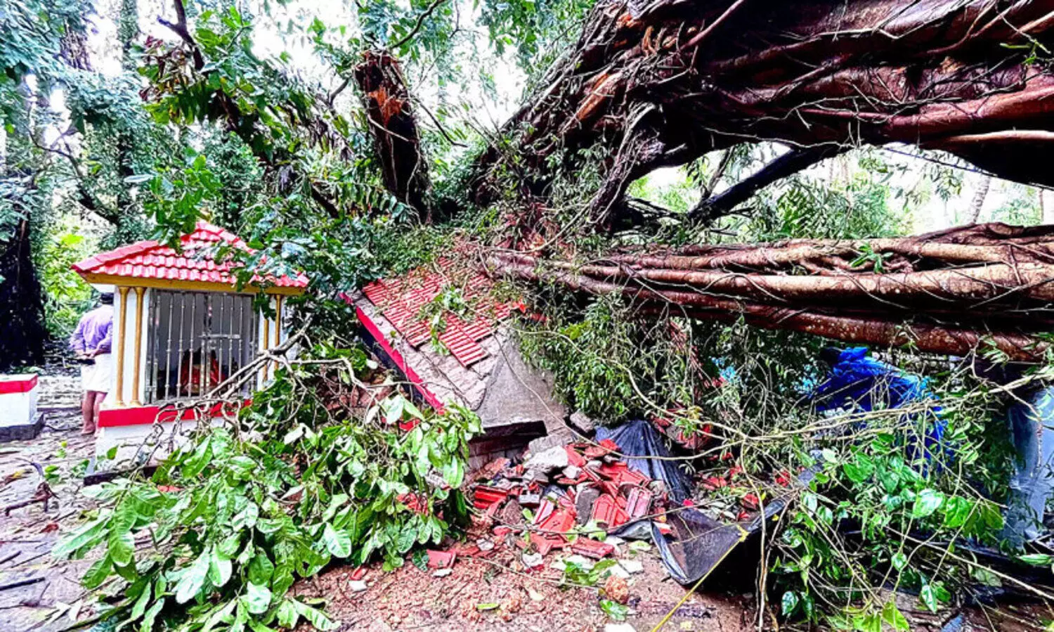 കാ​ല​വ​ർ​ഷം: 48 മണിക്കൂറിനിടെ തകർന്നത് 607 വീടുകൾ; ഒമ്പത് നദികളിൽ പ്രളയ സാധ്യത മുന്നറിയിപ്പ്