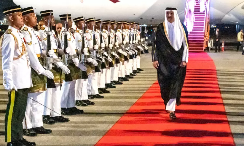 അമീർ മലേഷ്യയിൽ; ആസിയാൻ-ജി.സി.സി ഉച്ചകോടിയിൽ പ​ങ്കെടുക്കും