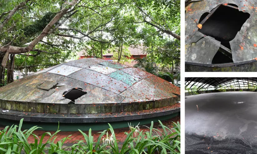 സി​വി​ൽ സ്​​റ്റേ​ഷ​നി​ലെ ജ​ല​സം​ഭ​ര​ണി കൊ​തു​കു​വ​ള​ർ​ത്തു​കേ​ന്ദ്രം