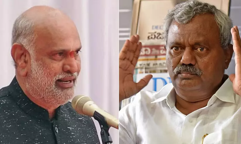 പാർട്ടി വിരുദ്ധ പ്രവർത്തനം; കർണാടകയിൽ രണ്ട് ബി.ജെ.പി നേതാക്കളെ പുറത്താക്കി