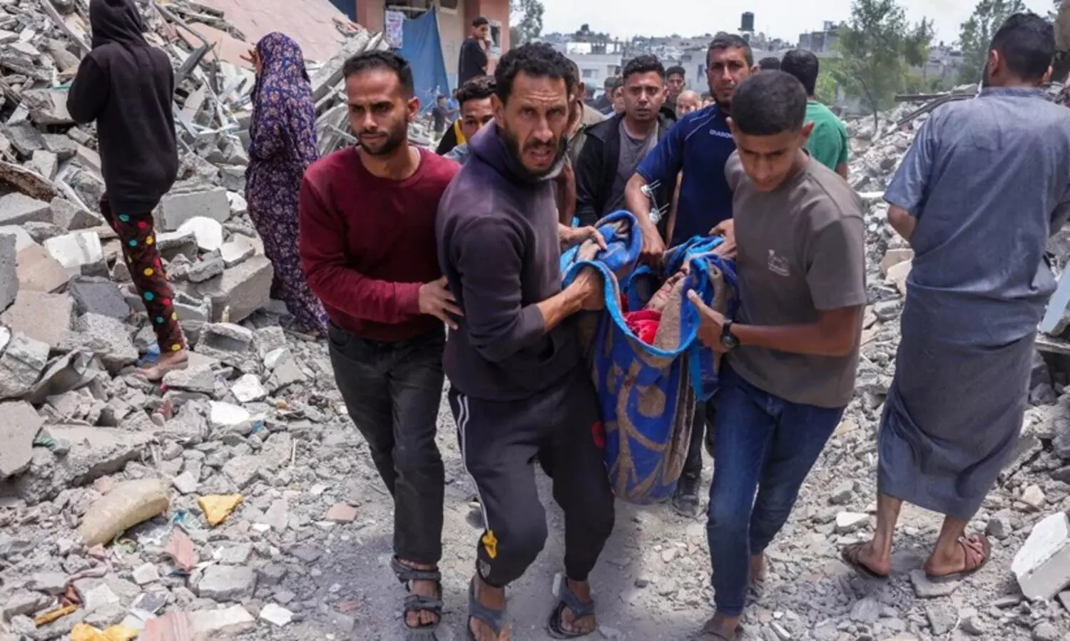 ഗ​സ്സ​യി​ലെ ഭക്ഷണ വിതരണകേന്ദ്രത്തിൽ ഇസ്രായേൽ ആ​ക്ര​മ​ണം; മരണം 28 ആയി