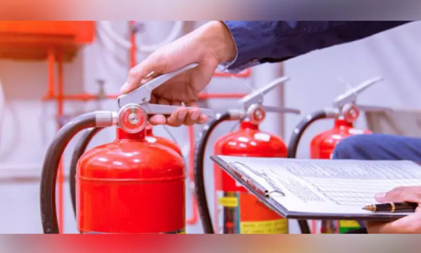 Inspection in Sharjah to ensure fire safety