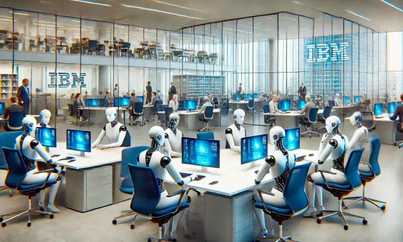 മൊ​ത്തം ജീ​വ​ന​ക്കാ​ർ കൂ​ടിയതിനാൽ 8000 പേ​രെ പി​രി​ച്ചു​വി​ട്ട് ഐ.​ബി.​എം; പ​ക​രം എ.​ഐ