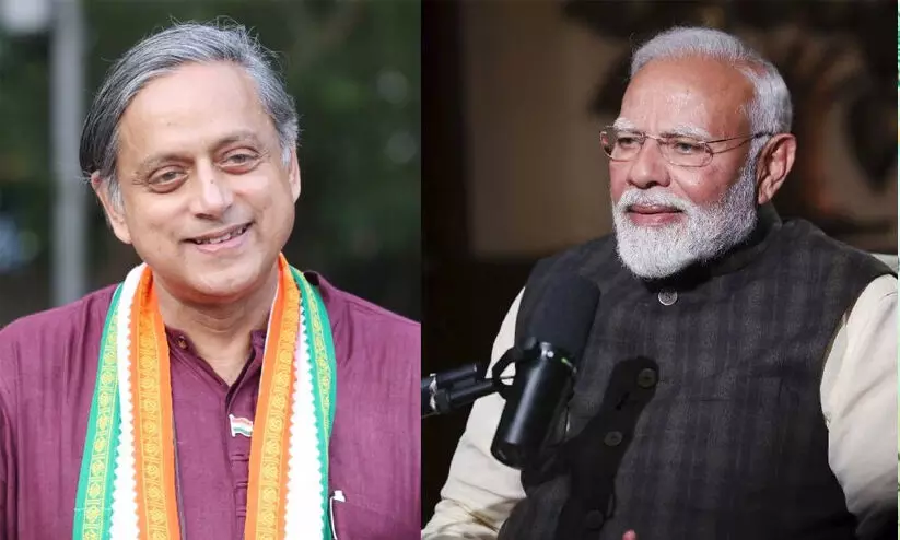 കാർഗിൽ യുദ്ധകാലത്ത് പോലുമുണ്ടാകാ​ത്ത നടപടി പാകിസ്താനെതിരെ മോദി സ്വീകരിച്ചു​; വീണ്ടും പ്രധാനമന്ത്രിയെ പുകഴ്ത്തി തരൂർ