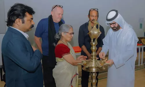 Inaugural ceremony of the art exhibition of students at the Institute of Fine Arts