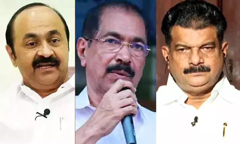 Sunny Joseph, VD Satheesan, PV Anvar Sunny Joseph, VD Satheesan, PV Anvar