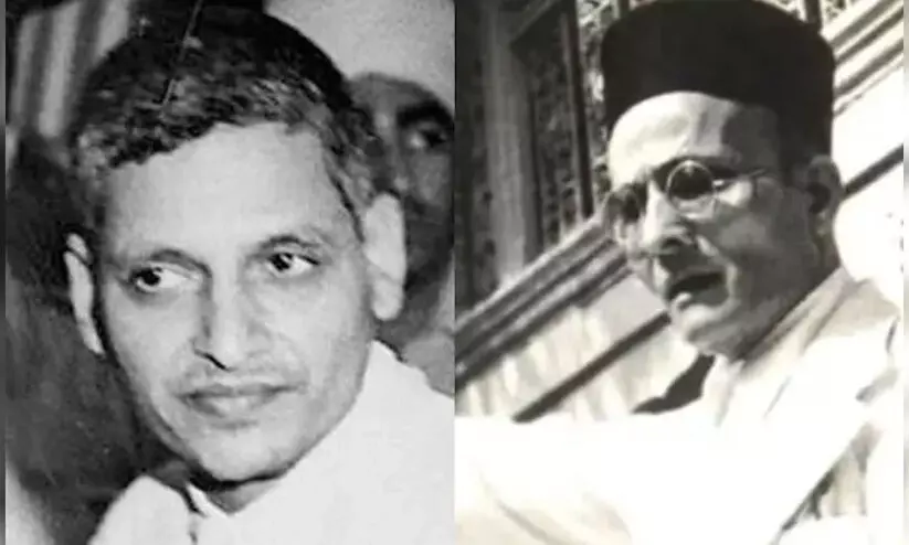 വി.ഡി സവർക്കർ നാഥുറാം ഗോഡ്‌സെയുടെ ബന്ധു, തന്റെ മാതൃപരമ്പര സത്യകി സവർക്കർ മനഃപൂർവം മറച്ചുവെച്ചു; രാഹുൽ ഗാന്ധിയുടെ സത്യവാങ്മൂലം