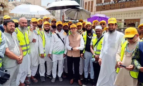 ഇ​ന്ത്യ​യി​ൽനി​ന്ന് ഒ​രു ല​ക്ഷം ഹ​ജ്ജ് തീ​ർ​ഥാ​ട​ക​ർ മ​ക്ക​യി​ലെ​ത്തി