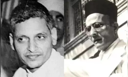 വി.ഡി സവർക്കർ നാഥുറാം ഗോഡ്‌സെയുടെ ബന്ധു, തന്റെ മാതൃപരമ്പര സത്യകി സവർക്കർ മനഃപൂർവം മറച്ചുവെച്ചു; രാഹുൽ ഗാന്ധിയുടെ സത്യവാങ്മൂലം