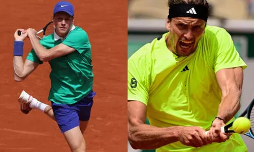 ഫ്രഞ്ച് ഓപൺ: സിന്നർ, സ്വരേവ്, ഗോഫ് മൂന്നാം റൗണ്ടിൽ