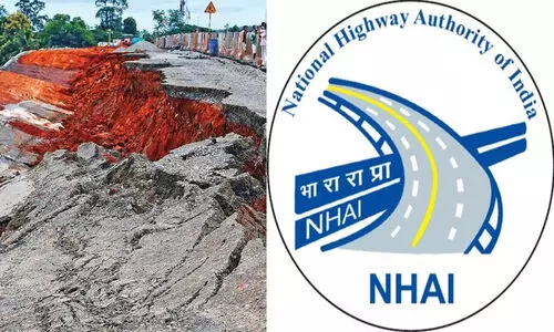 ദേശീയപാത തകർച്ച: എൻ.എച്ച്.എ.ഐ സൈറ്റ് എൻജിനീയറെ പിരിച്ചുവിട്ടു; പ്രൊജക്ട് ഡയറക്ടർക്ക് സസ്പെൻഷൻ