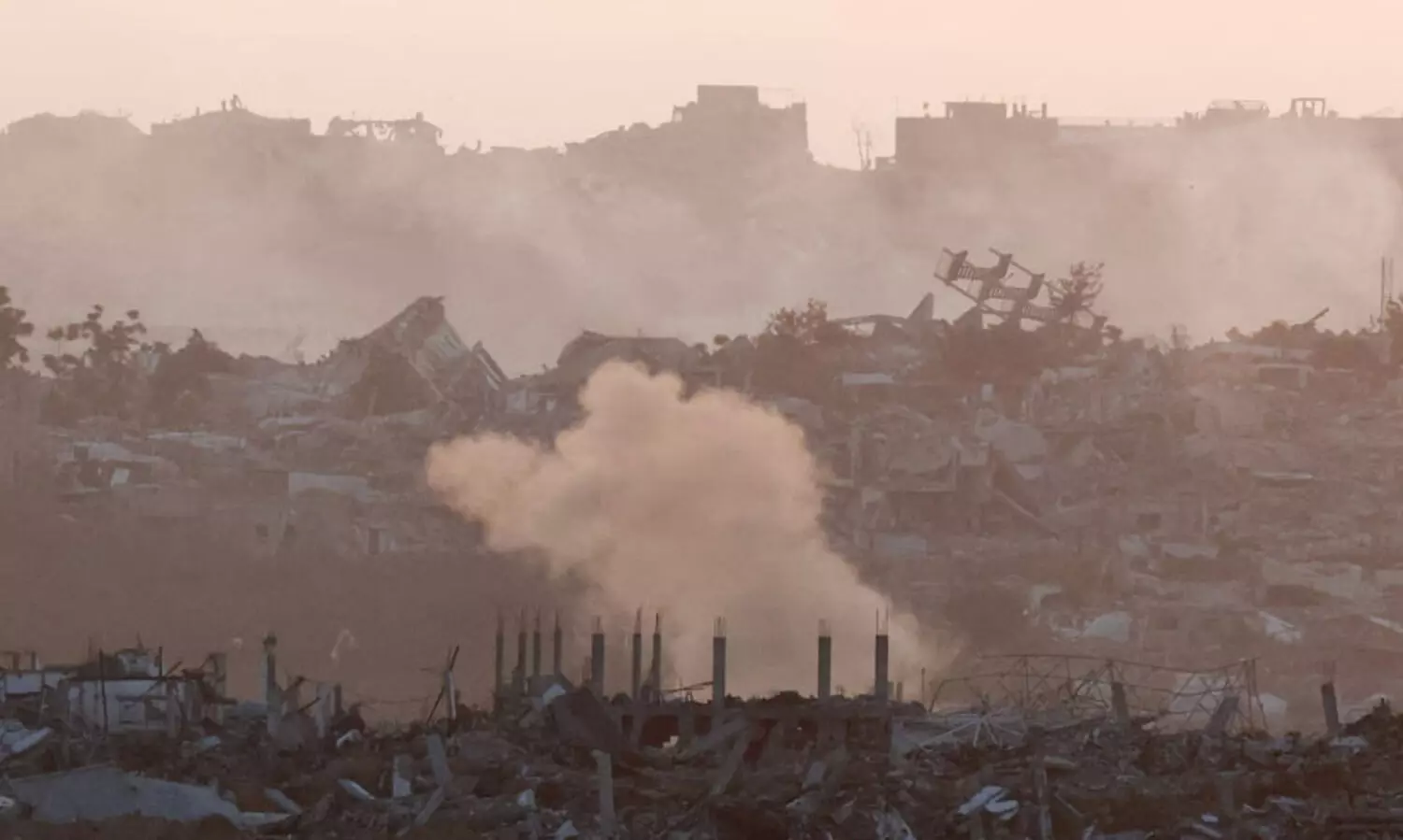 ഇസ്രായേൽ ആക്രമണം: ഗസ്സയിൽ പുറന്തള്ളിയത്  31 ദശലക്ഷം ടൺ കാർബൺ