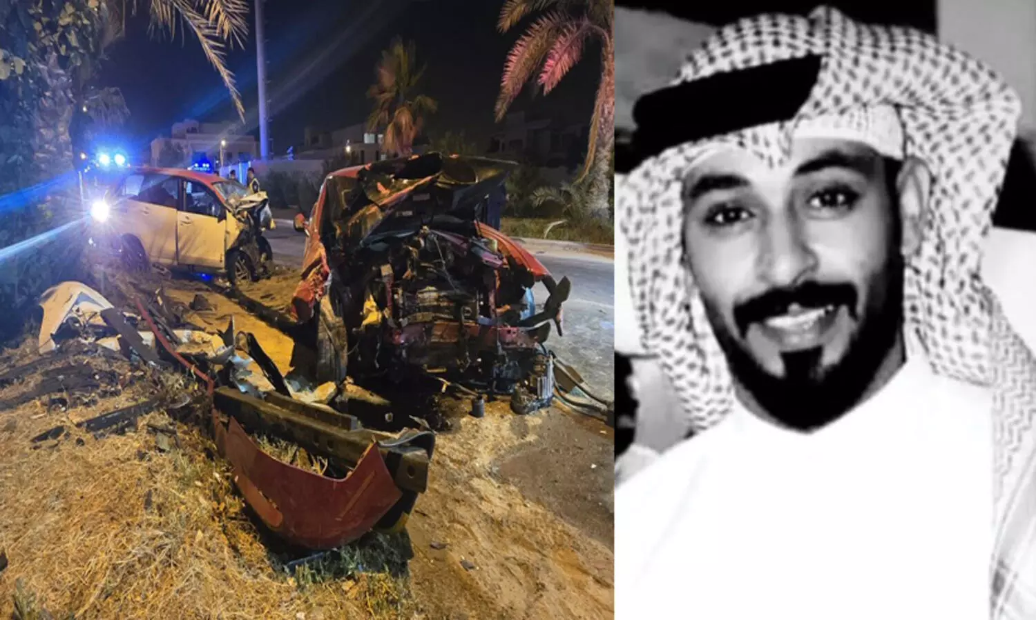 ശൈഖ് ഖലീഫ സൽമാൻ ഹൈവേയിൽ കാറുകൾ കൂട്ടിയിടിച്ച് യുവ ദമ്പതികൾക്ക് ദാരുണാന്ത്യം