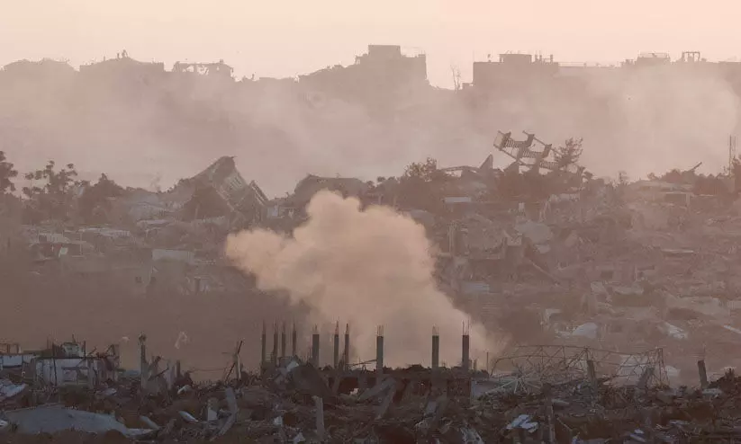 ഇസ്രായേൽ ആക്രമണം: ഗസ്സയിൽ പുറന്തള്ളിയത്  31 ദശലക്ഷം ടൺ കാർബൺ