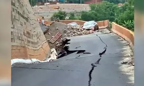 കൂരിയാട് ദേശീയപാത തകർച്ച: കമ്പനി 80 കോടി ചെലവിൽ ഫ്ലൈ ഓവർ നിർമിക്കണം