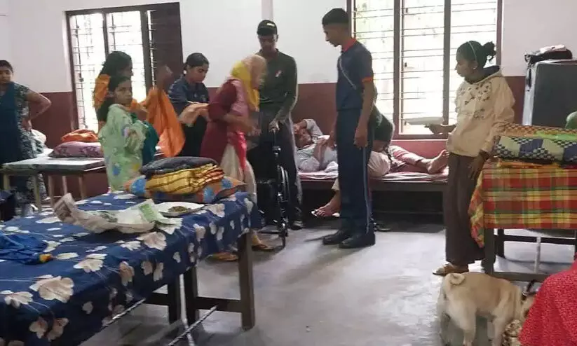 ജില്ലയിൽ 14 ദുരിതാശ്വാസ ക്യാമ്പുകളിലായി 628 പേര് ജില്ലയിൽ 14 ദുരിതാശ്വാസ ക്യാമ്പുകളിലായി 628 പേര്