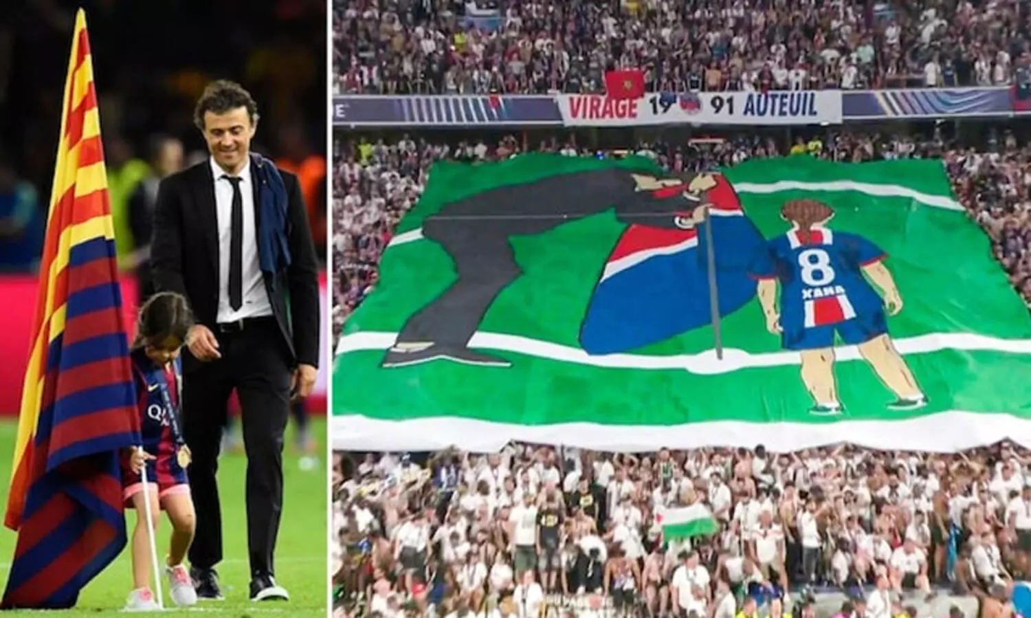 ‘സന എപ്പോഴും ഞങ്ങളോടൊപ്പമുണ്ട്’; അർബുദം തട്ടിയെടുത്ത എന്റിക്വെയുടെ മകൾക്ക് ആദരമർപ്പിച്ച് പി.എസ്.ജി ആരാധകർ, വൈകാരിക നിമിഷം