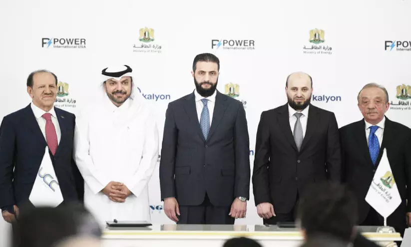 സിറിയയിൽ വൈദ്യുതിയെത്തിക്കാൻ ഖത്തർ