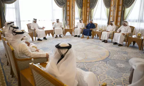 ഖ​ത്ത​ർ ഗ​താ​ഗ​ത മ​ന്ത്രി ശൈ​ഖ്​ ദി​യാ​ബ് ബി​ൻ മു​ഹ​മ്മ​ദു​മാ​യി കൂ​ടി​ക്കാ​ഴ്ച ന​ട​ത്തി