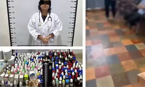 എ​ത്തി​യ​ത് വീ​ട്ട​മ്മ​യു​ടെ വി​സ​യി​ൽ; ജോ​ലി ‘ഡോ​ക്ട​ർ’;  ക്ലി​നി​ക്കും ചി​കി​ത്സ​യും ന​ട​ത്തിയ വ​നി​ത പി​ടി​യി​ൽ