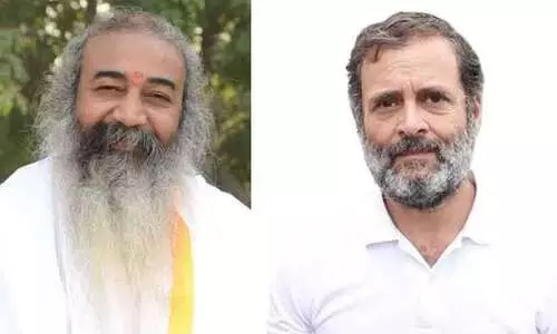 Acharya Pramod Krishnam, Rahul Gandhi,