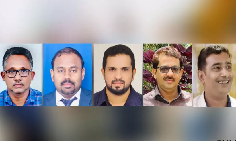 മ​സ്ക​ത്ത് കെ.​എം.​സി.​സി മ​ബേ​ല ഏ​രി​യ ഭാ​ര​വാ​ഹി​ക​ൾ