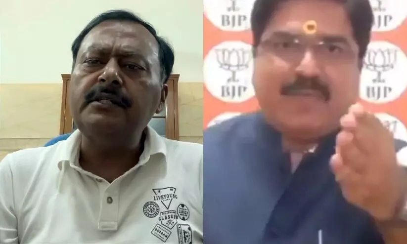 ‘അഭിസാരികയുടെ മകൻ’: ചാനൽ ചർച്ചക്കിടെ കോൺഗ്രസ് നേതാവിനെ അധിക്ഷേപിച്ച് ബി.ജെ.പി ദേശീയ വക്താവ് -VIDEO