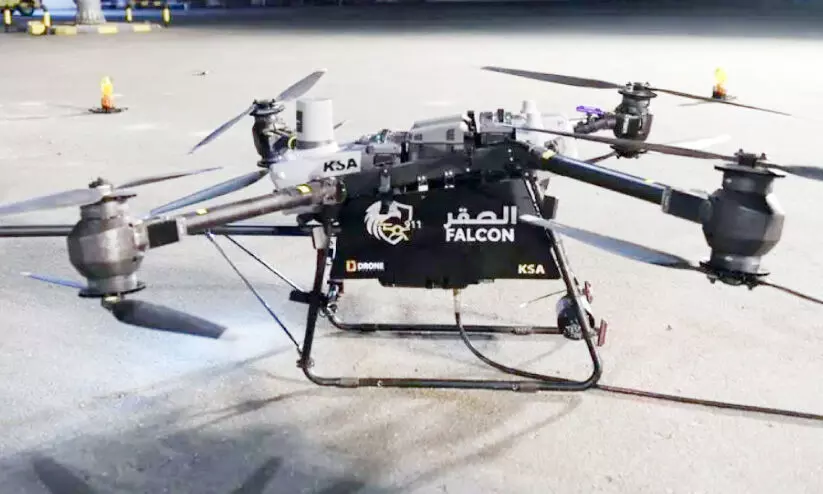 തീപിടിത്തമുണ്ടായാൽ കെടുത്താൻ ഡ്രോൺ