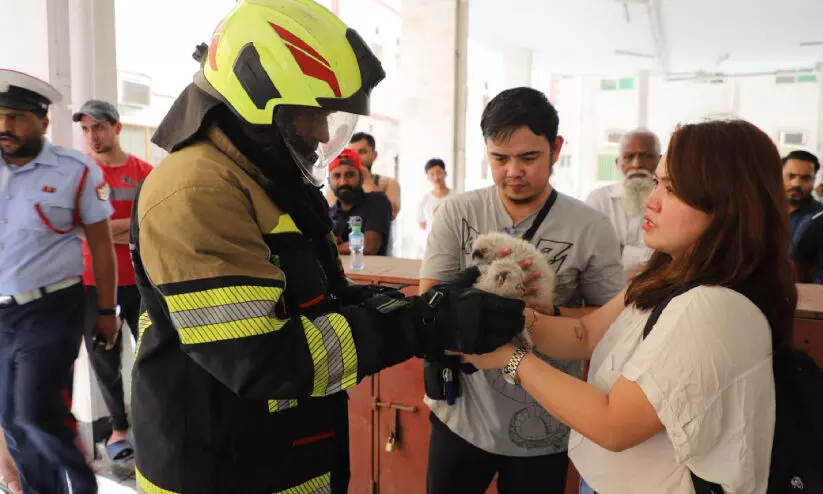 ഗു​ദൈ​ബി​യ​യി​ൽ താ​മ​സ​കെ​ട്ടി​ട​ത്തി​ൽ തീ​പി​ടി​ത്തം