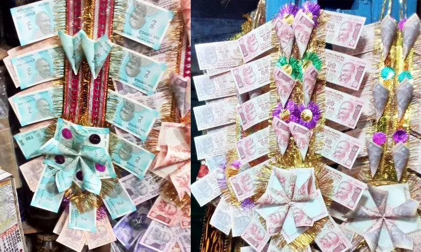 wearing of currency notes