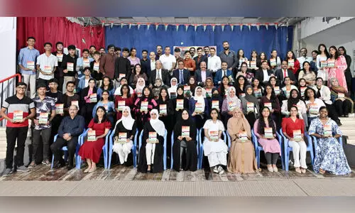 വി​ദ്യാ​ഭ്യാ​സ പ്ര​തി​ഭ​ക​ളെ ആ​ദ​രി​ച്ച്​ ഐ.​എ​സ്.​സി ഫു​ജൈ​റ