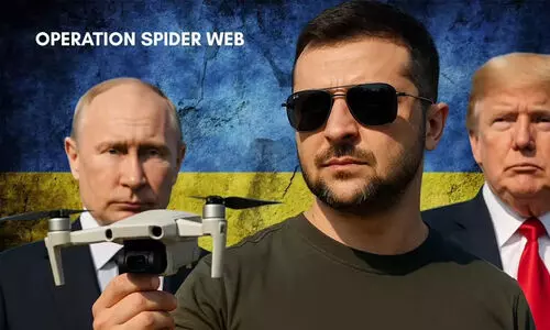 ‘ട്രോജൻ’ തന്ത്രത്തിലൂടെ പുതിയ ഡ്രോൺ യുദ്ധമുഖം തുറന്ന് യുക്രെയ്ൻ;  തലക്കെട്ടുകൾ തീർത്ത് ഓപറേഷൻ ‘സ്പൈഡർ വെബ്’